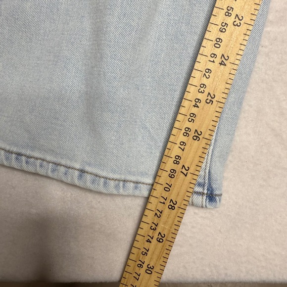 Abercrombie & Fitch 90s Ultra High Rise Straight Vent Hem Jeans Size 33S - Picture 5 of 7